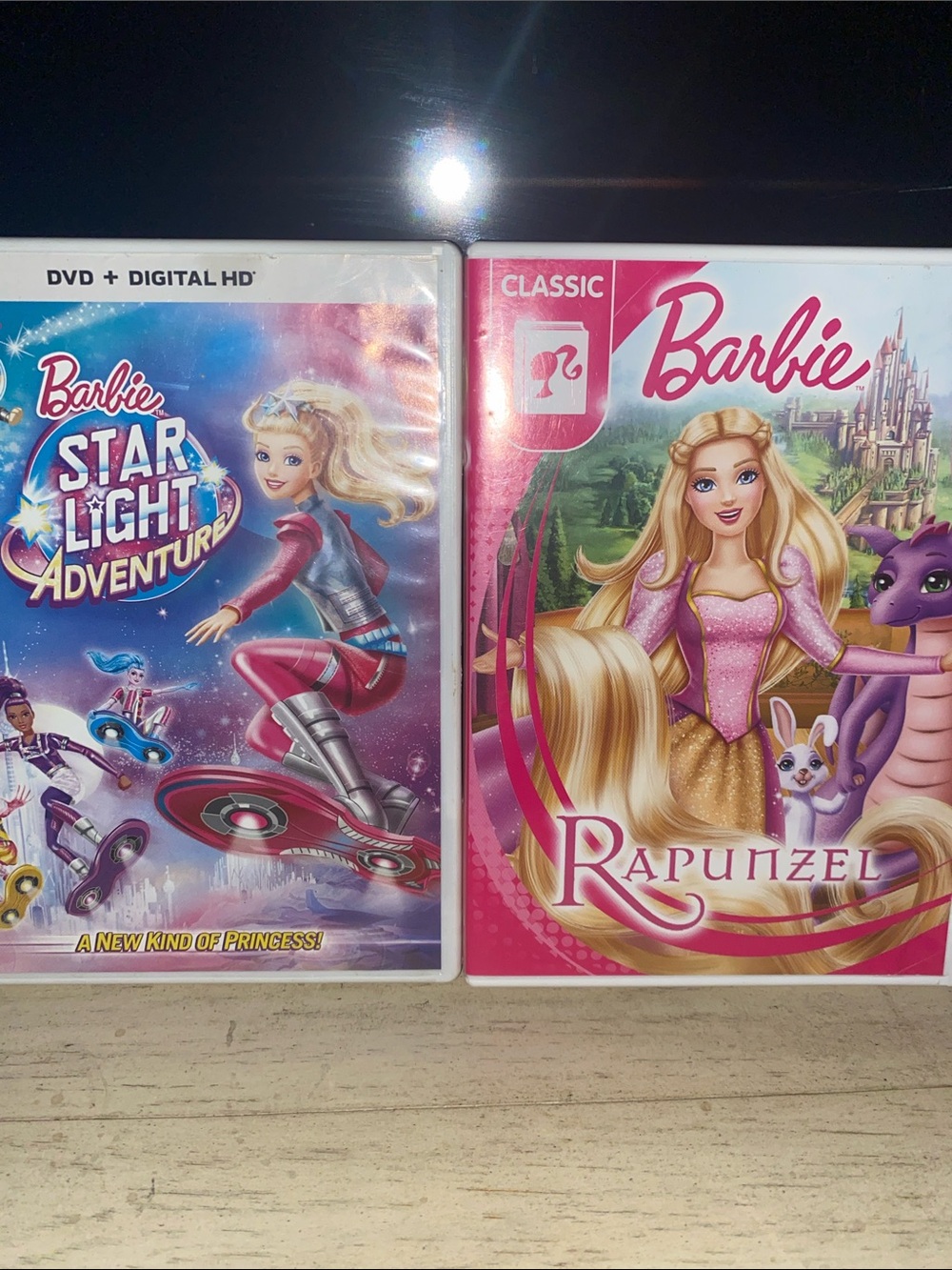Barbie 📀 DVD’s, Great Condition, Classic Barbie Rapunzel & Barbie Starlight